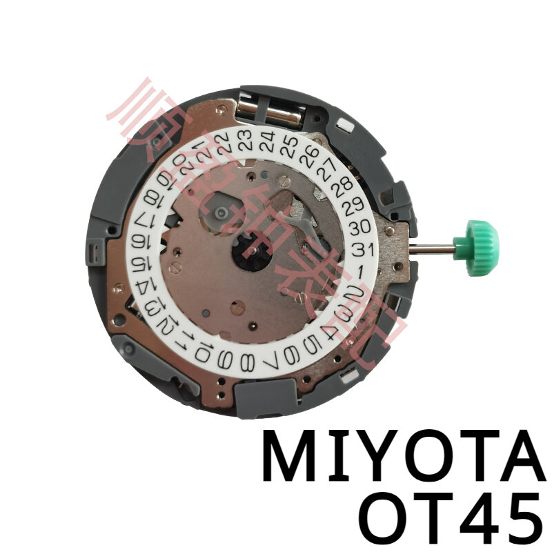 Oryginalna marka nowe japońskie MIYOTA OT45 kwarcowa data ruchu na 3 2 ręce 6 godzina mała sekunda akcesoria do zegarka