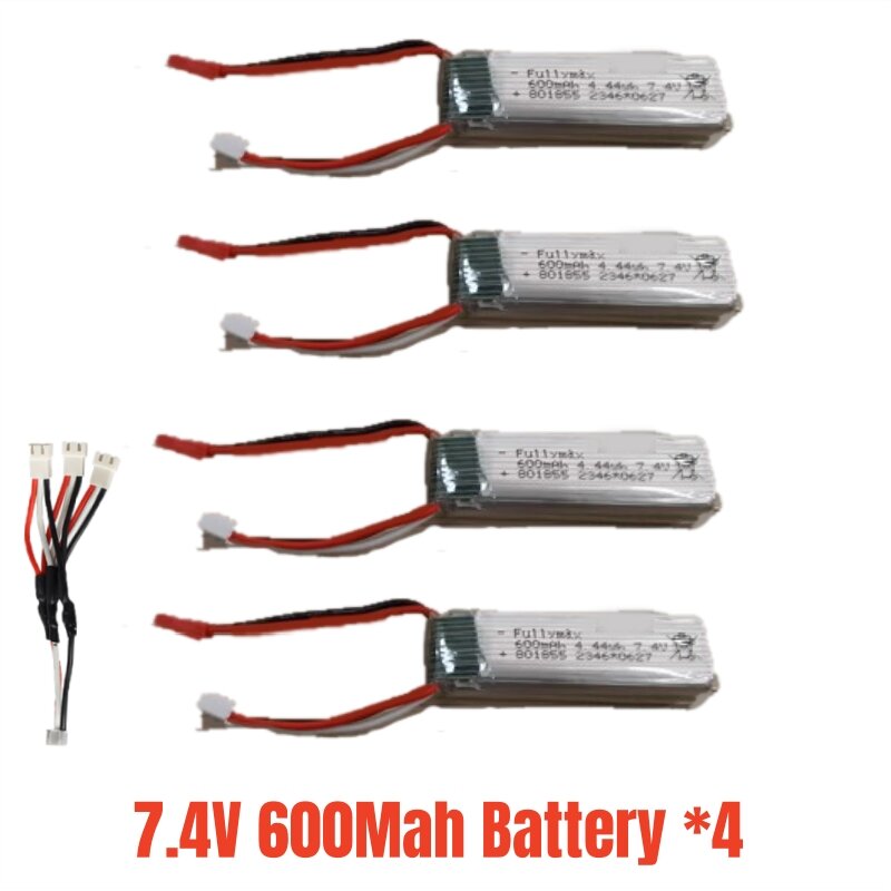 A160 A280 A300 55CM Extra Large 3D/6G Mode Brushless Electric Radio Control RC Drone Spare Parts 7.4V 600mAH Battery