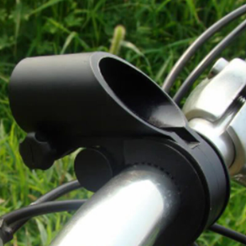 Soporte portátil para luz de bicicleta, abrazadera de linterna LED con agarre giratorio, accesorios de montaje