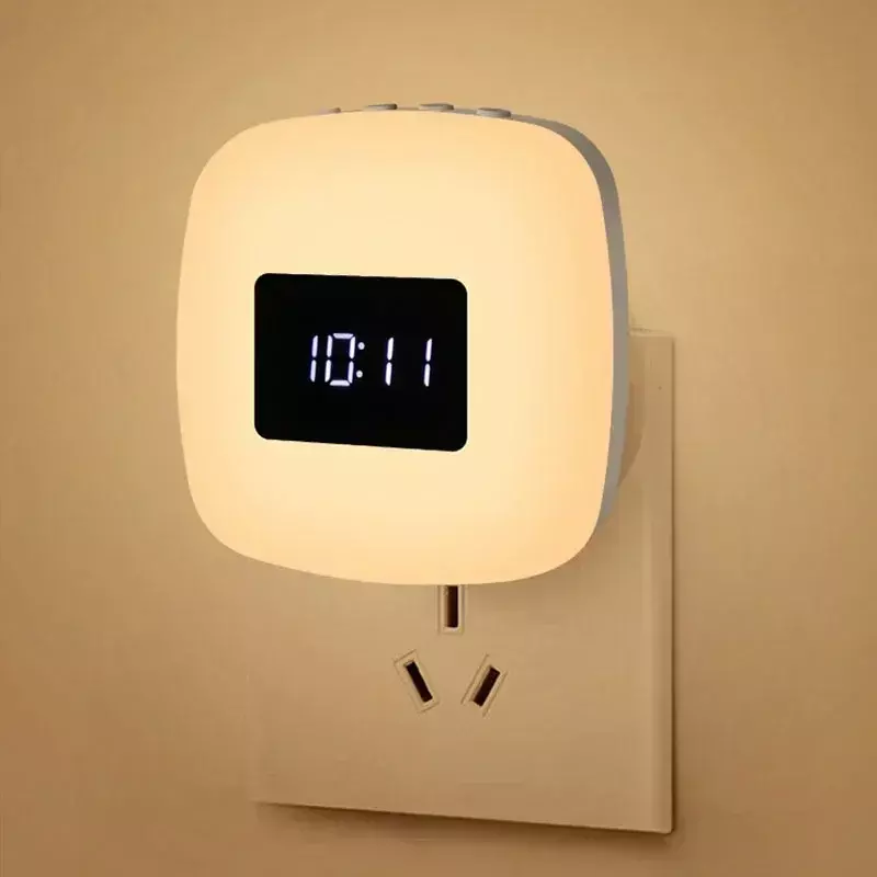 Per bambini lampada natalizia per bambini luci notturne a LED con telecomando coltck Plug in Wall Touch Sensor commutazione intelligente della luce
