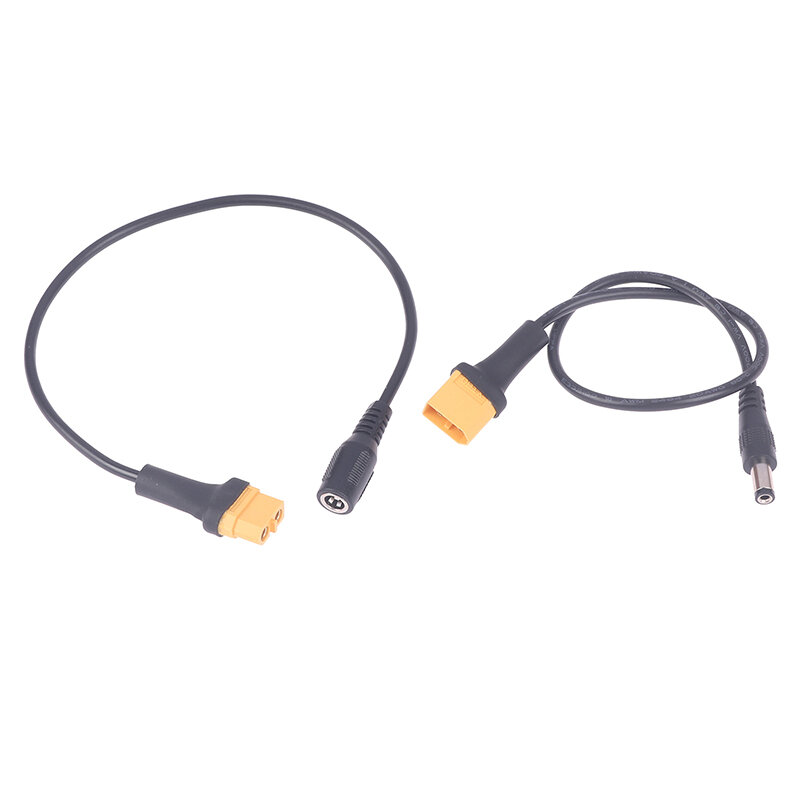 Cable adaptador de conector de silicona para cargador de batería RC, innovador y práctico enchufe hembra XT60 a CC de 5,5x2,1mm