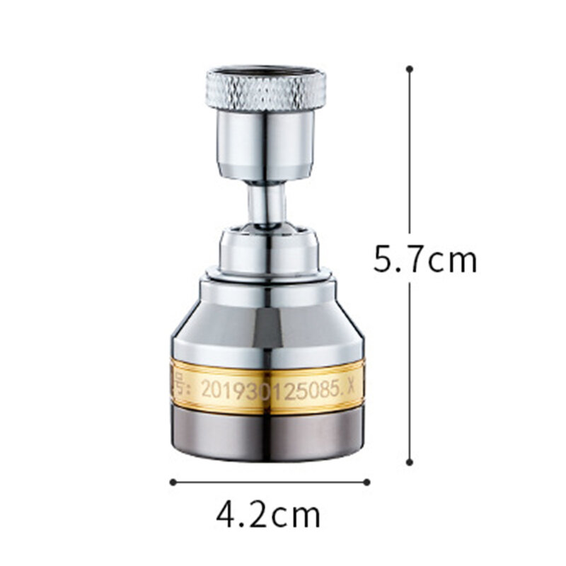 Kitchen Faucet Aerator Water Saving Nozzle Dual Function Faucet Nozzle 360 Degree Rotary Sprayer Tap Nozzle Pressure Bubbler