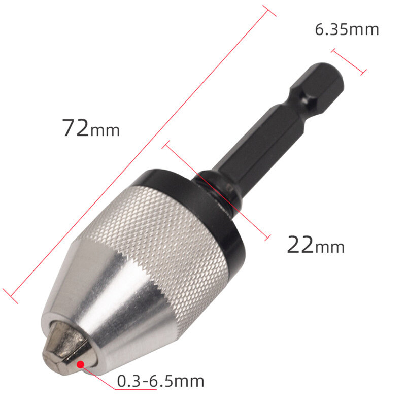 3.6/6.5 Flat Tail Collet For Electric Grinder Nail Machine Engraving Machine Electric Grinding Chuck Flat Tail Collet Part Tool