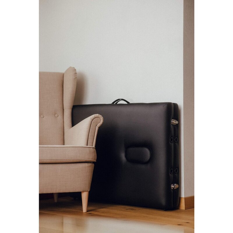 Meja pijat busa Premium baru 2024-mudah diatur-dapat dilipat & portabel dengan tas pembawa
