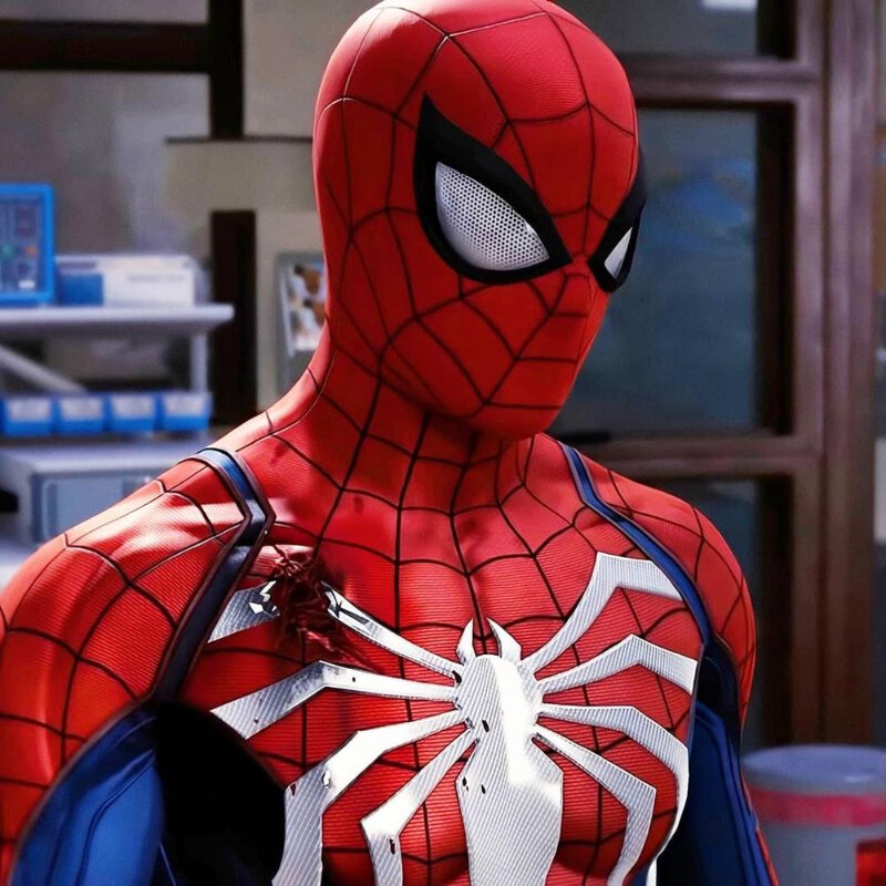 Kostum Cosplay Game PS4 Spiderman Baju Superhero Zentai Kostum Halloween JumpSuit Seluruh Tubuh untuk Anak-anak/Dewasa/Pria