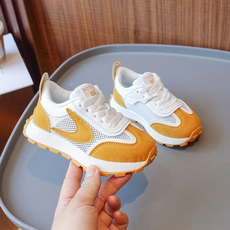 New Summer Children's Sneakers Kids Sport Shoes Soft Sole Non-slip Casual Student Running Shoes Fashion Breathable Baby Shoe