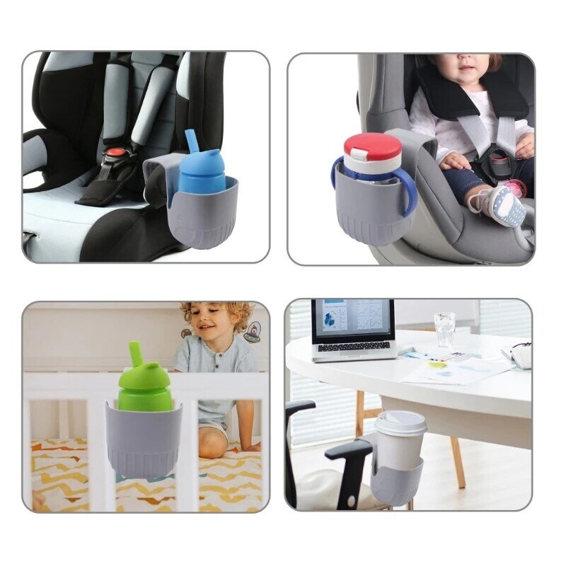 RIRI asiento seguridad coche para bebé, portavasos, soporte para bebidas, almacenamiento aperitivos, organizador