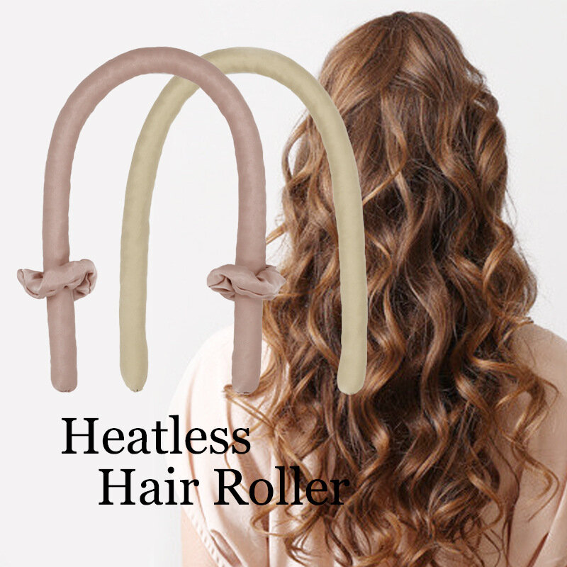 Venda quente rolos de cabelo ondulação varas flexíveis onda mágica modelador de cabelo espiral nenhum calor pera flor curling ferro modelagem acessórios