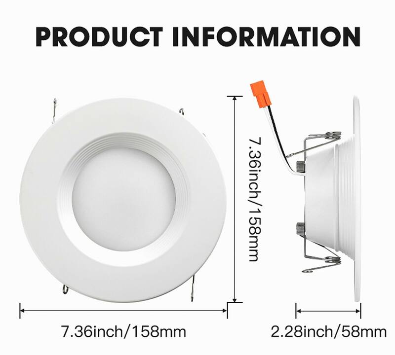 Wholesale Lamps Easy Installation Retrofit Downlight 5CCT Adjustable Color Led E26 Can Lights  9W 120W Conversion Kit CRI90