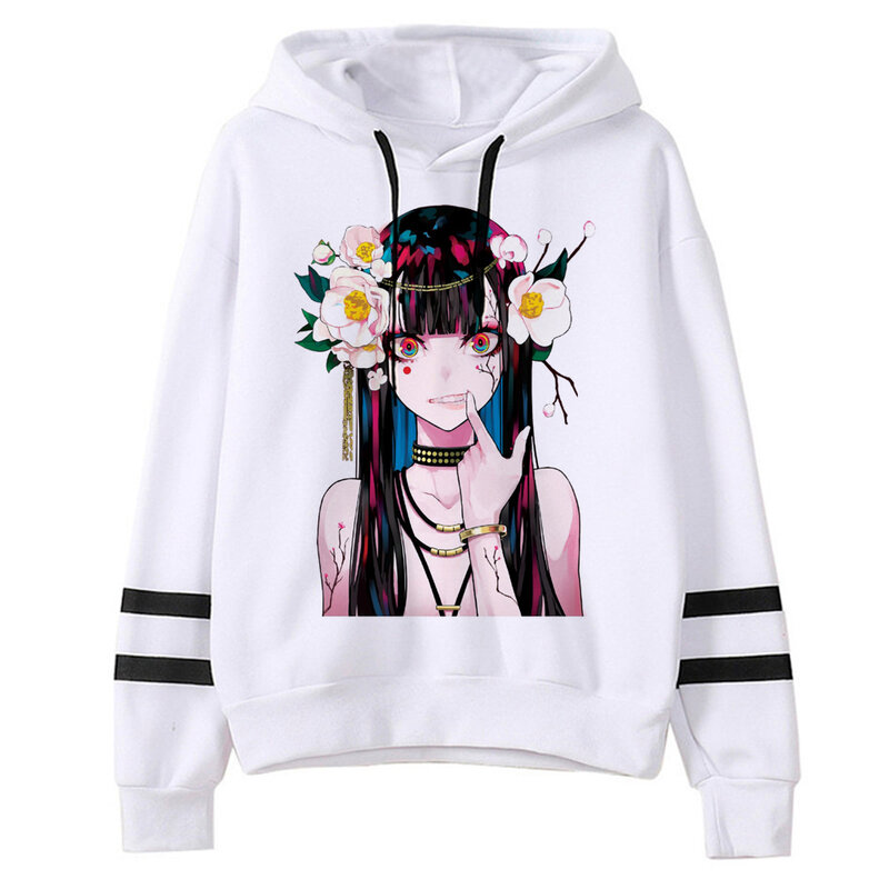 Anime Eyes hoodies women anime anime streetwear long sleeve top Hooded Shirt pulls women japanese pulls
