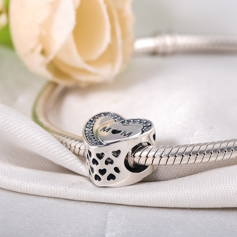 Abalorio de plata de ley 925 para mujer, accesorio compatible con pulsera Pandora Original, joyería artesanal, regalo, gran oferta