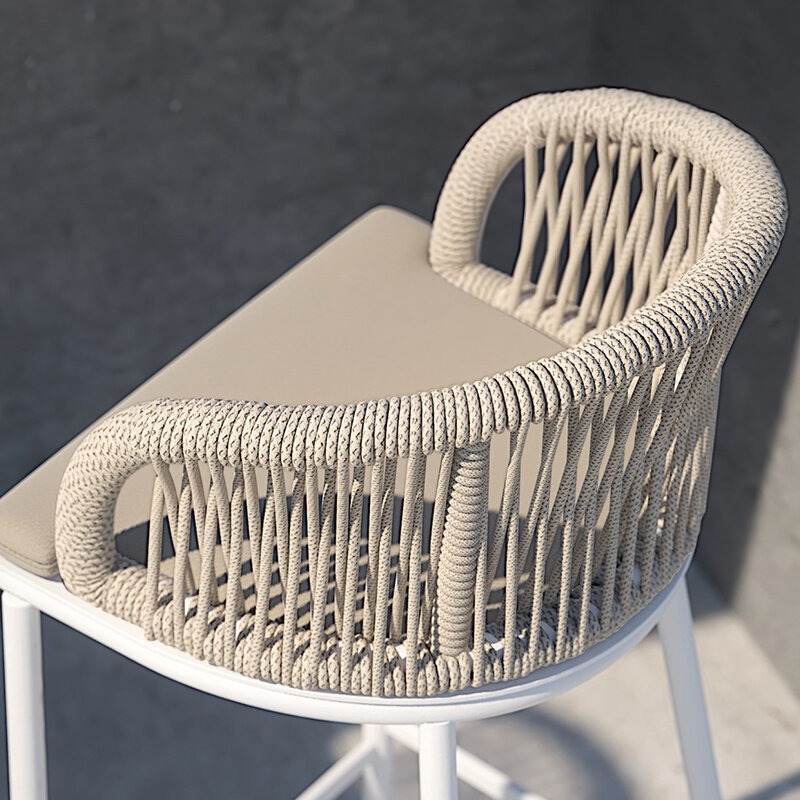 Design European Bar Chair Minimalist Luxury Reception Desk Industrial Chair Salon Retro Sillas Para Comedor Replica Furniture