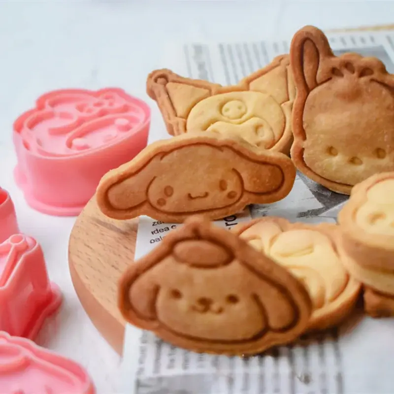 Sanrio набор формочек для печенья вечерние Dim Sum милый мультяшный Hello Kitty My Melody Cinnamonroll полакко печенье пельмени инструмент для выпечки подарки