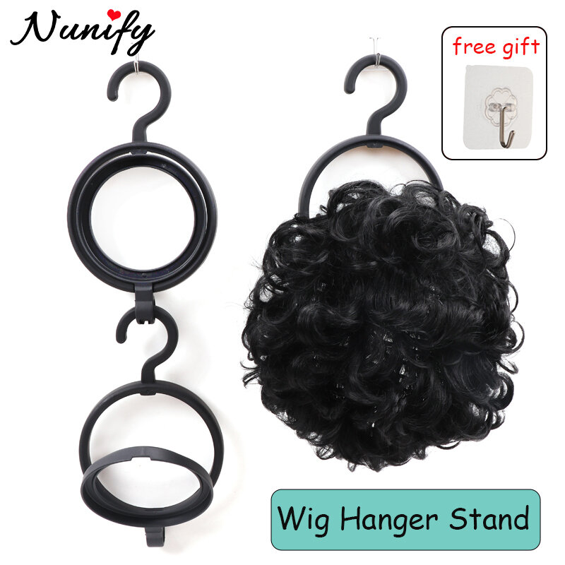 1-3 buah dudukan rambut untuk Wig plastik gantungan Wig untuk beberapa Wig putih Wig berdiri gantung portabel pengering rambut pemegang Wig tahan lama