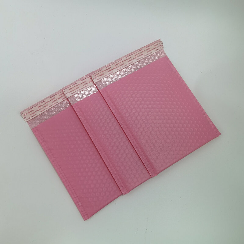 Hysen 30 sztuk hurtowych różowy kolor wodoodporny Mailing kurier Mailer dla biznesu Mailing prezent Bubble Padding Bag