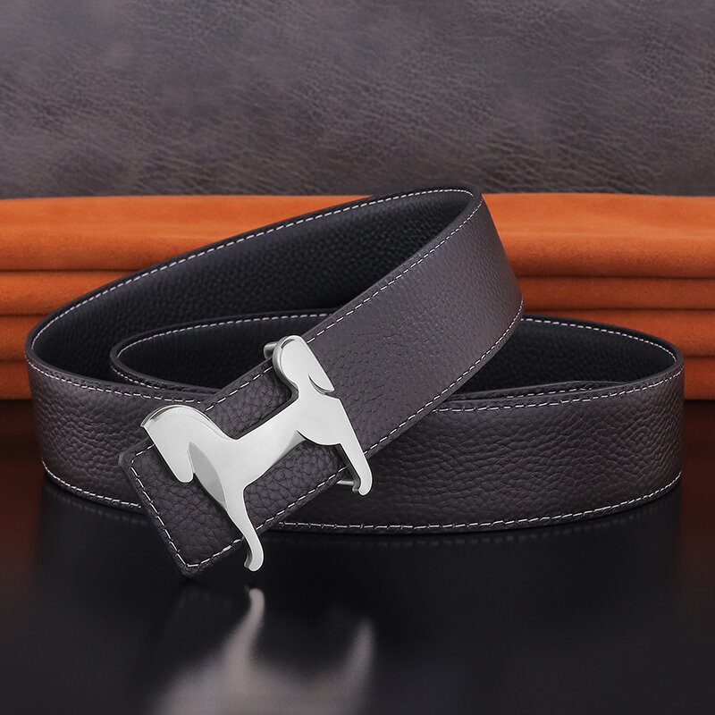 Alta qualidade cinto masculino de luxo designer couro fivela suave moda clássico requintado cintura cinta ceinture homme
