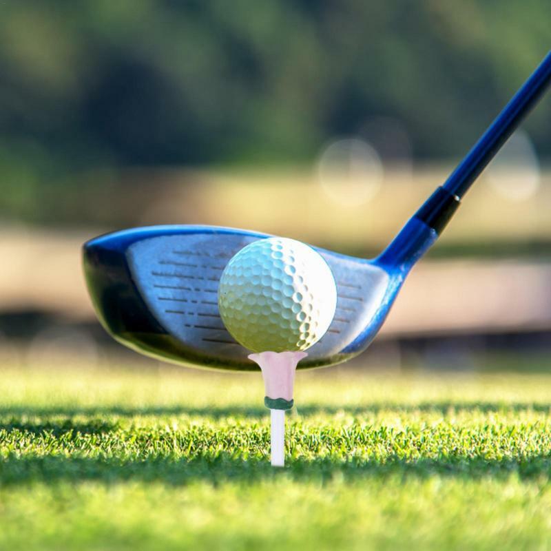 Têtes de golf Big Head avec design en forme de fleur, tee-shirt de golf recyclable, grands tees de golf, rotation latérale et friction, professionnel, SAP