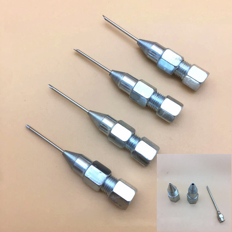 Removable Needle Nose Grease Head Grease Nozzle Grease Accessories Sealed Bearing Refueling Removable Detachable Grease Needle