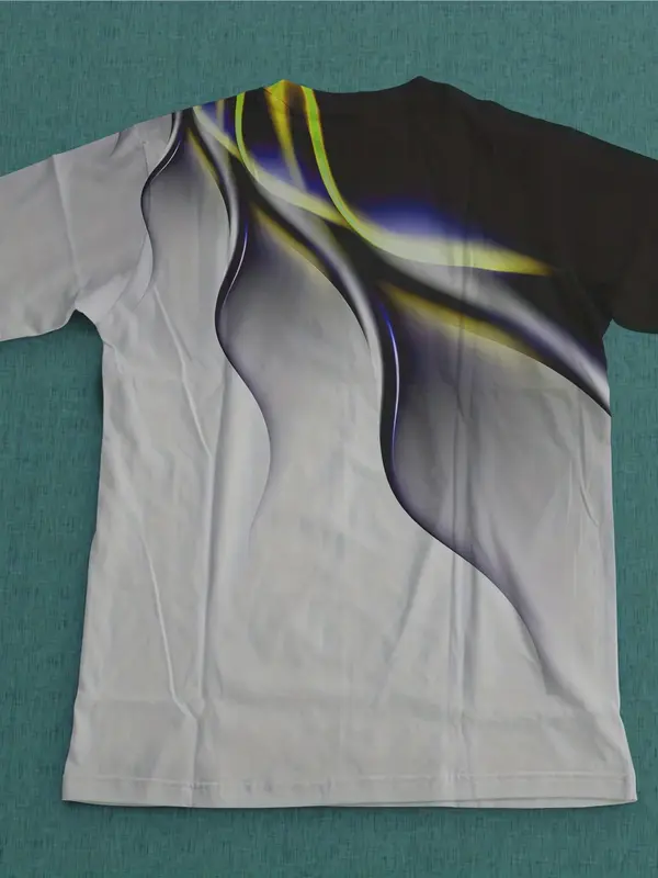 Moda męska nowość z nadrukiem ciało zestaw koszul krótki rękaw wycięcie pod szyją t-Shirt Top i spodenki ze sznurkiem zestaw strój sportowy 2-częściowy