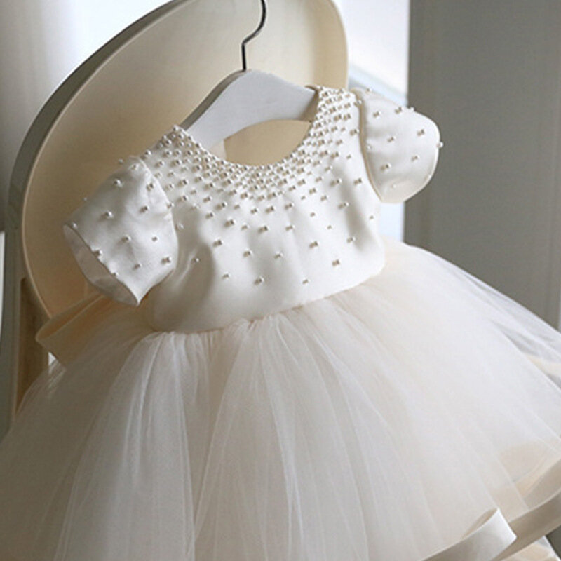 Vestido de princesa infantil, vestido de aniversário do bebê, saia curta, versão coreana, novo