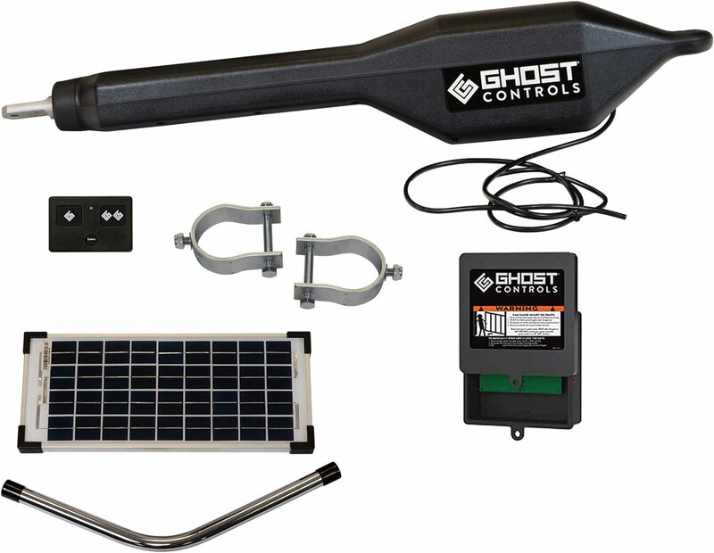 Mesurost Controls-Kit d'ouverture de portail automatique solaire rapide, pour portes battantes d'allée, avec télécommande d'ouverture de portail solaire longue portée