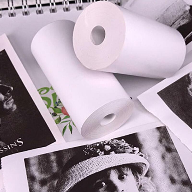 Rollo de papel adhesivo imprimible para PeriPage A6, rollo de papel térmico directo con autoadhesivo de 57x30mm, P1/P2, 5 rollos