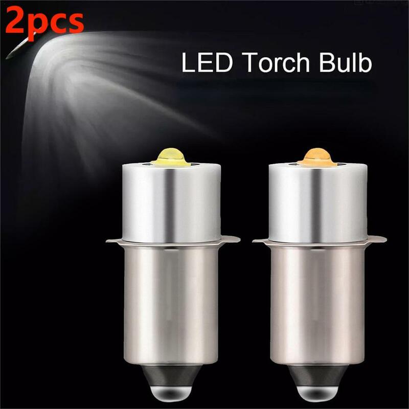 2-teilige Taschenlampe LED-Ersatz lampe p2.5s 1w/3w 3-12v/6-24v umwelt freundliche super helle Hochleistungs-LED-Taschenlampe