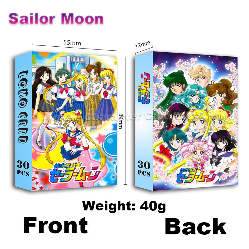 Cartes LOMO Anime pour enfants, Sailor Moon Melody Crayon, Shin-chan, Yugi, Amane Post Card, Photocards, Hobby Game Collection Card, Gifts