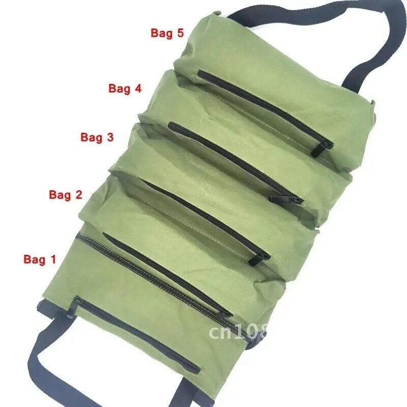 Rolo De Lona Multi-Purpose Tool Bag, Ferramentas De Reparo, Chave, Bolsa De Chave De Fenda, Saco De Armazenamento, Pendurado Zipper