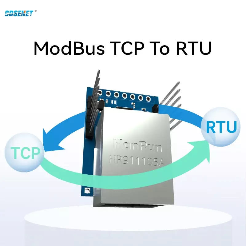 Seri UART Ke Modul Ethernet TTL Ke RJ45 CDSENET NT1 Modbus TCP Ke RTU MQTT Modbus Gateway