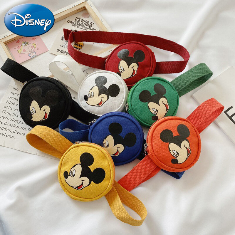 Disney Mới Của Hoạt Hình Mickey Trẻ Em Eo Túi Thương Hiệu Cao Cấp Bé Trai Và Bé Gái Túi Đeo Vai Thời Trang In Sinh Viên Sứ Giả túi