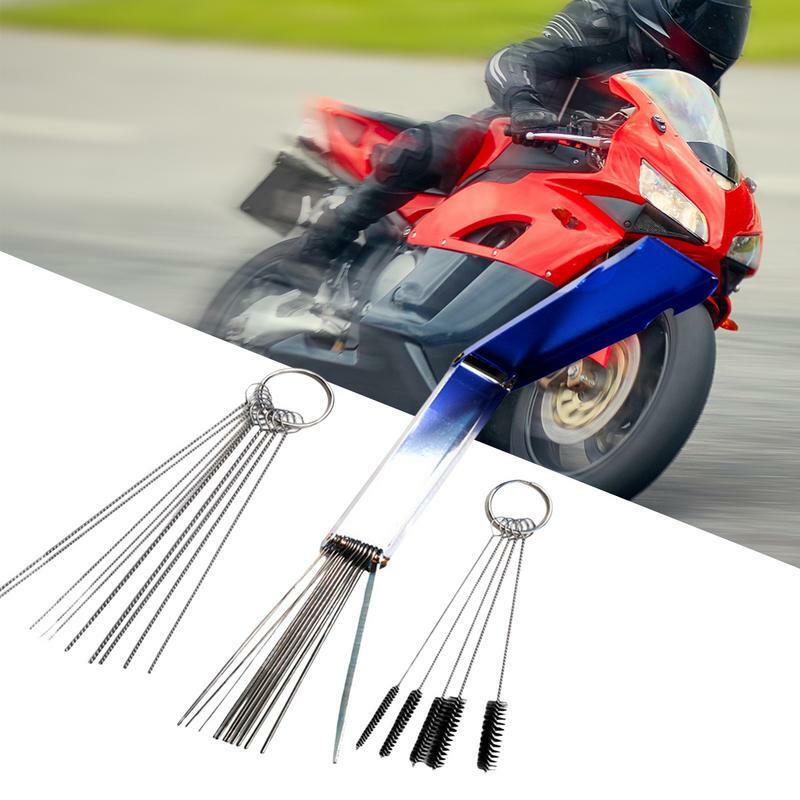 Torch Tip Cleaner Set Portable Stainless Steel Tip Carb Cleaner Hangable Multifunctional Pick Tool Kit Reusable Cleaning Wires