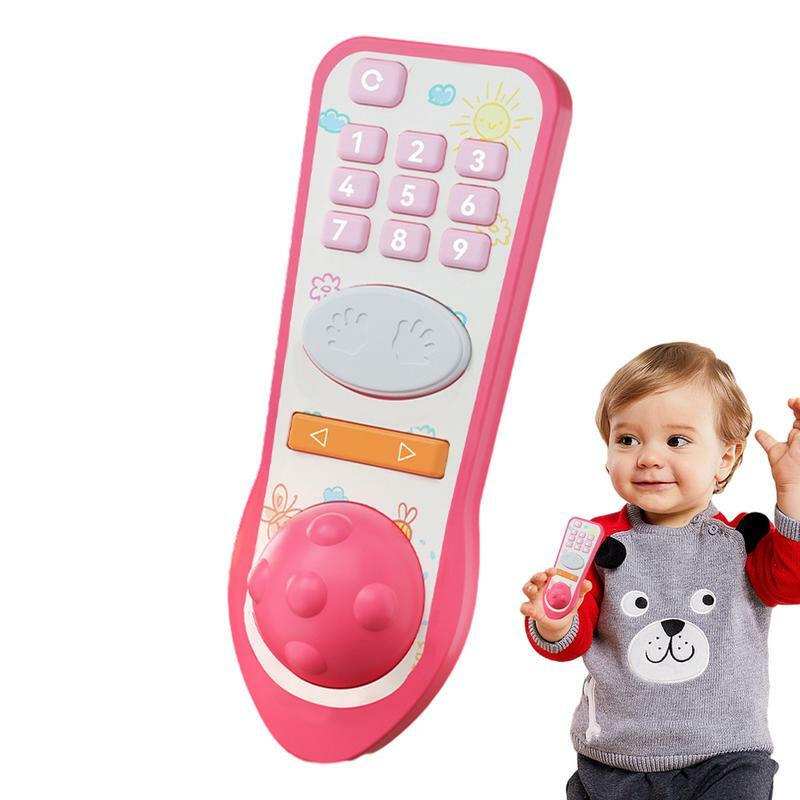 TV Remote Toy giocattoli musicali educativi precoci con luce e suono giocattoli Montessori creativi giocattoli sensoriali in età prescolare per il compleanno