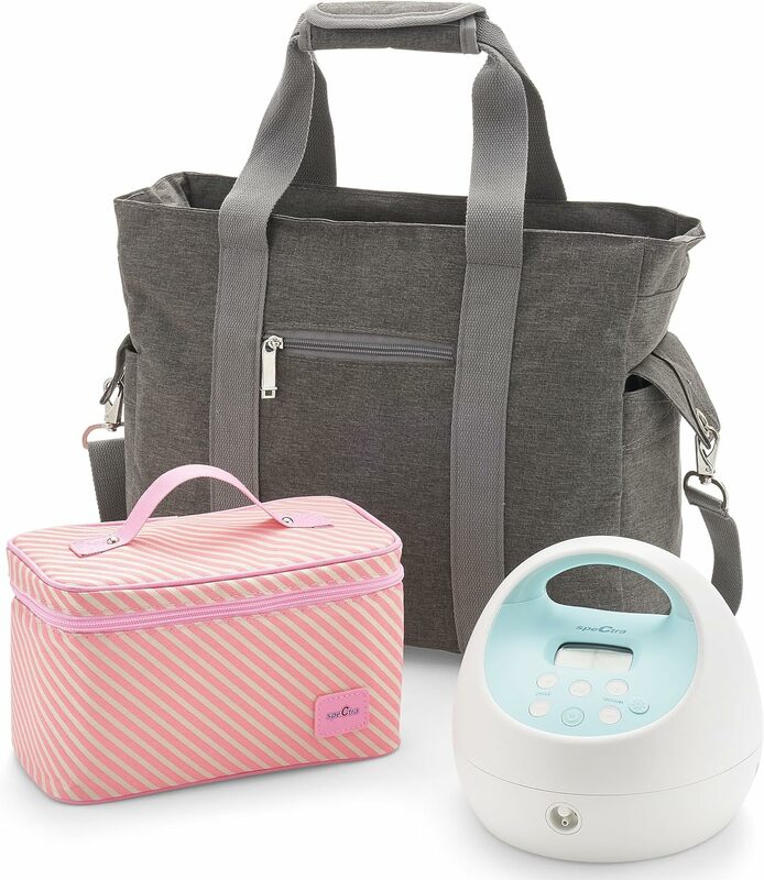 S1 Plus مضخة حليب الثدي الكهربائية ، حقيبة حمل ، زجاجات حليب الثدي ومبرد لتغذية الأطفال