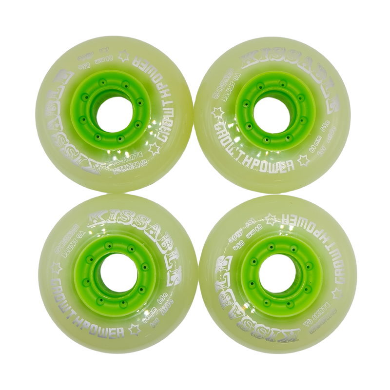 Kostenloser Versand Skate Wheel 72mm 80mm 85a Gleit rad grünes Rad