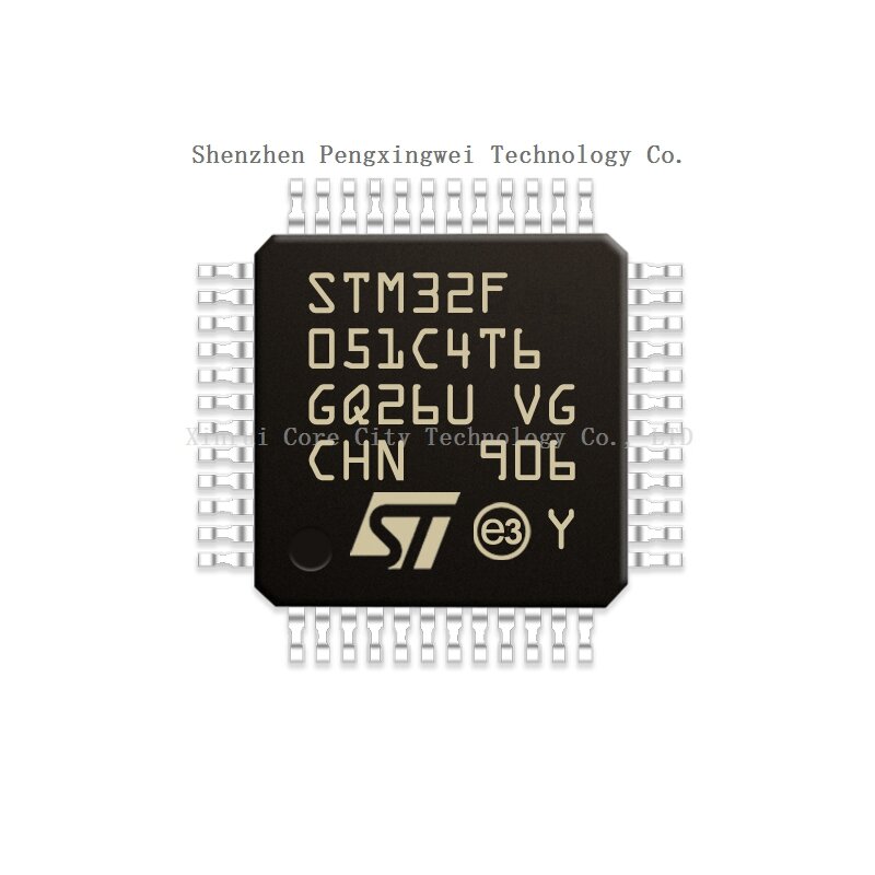 STM32F051C4T6 STM STM32 STM32F STM32F051 C4T6 STM32F051C4T6TR 100% Nouveau Microcontrôleur de LQFP-48 d'origine (MCU/MPU/SOC) CPU