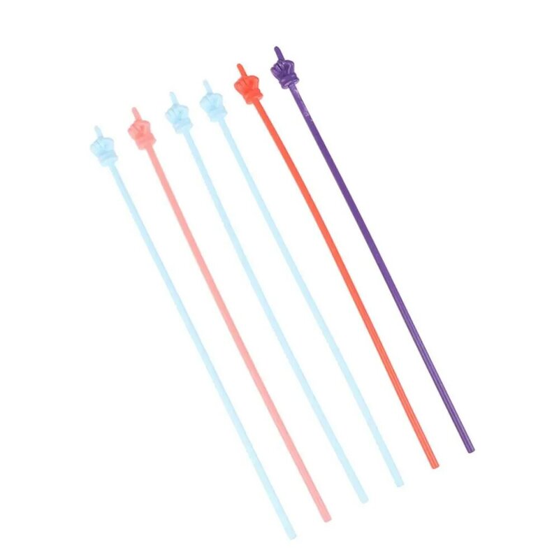 10 buah/set tongkat Pengajaran dapat ditekuk halus warna-warni tongkat pointer tangan tanpa duri tongkat baca jari alat mengajar prasekolah