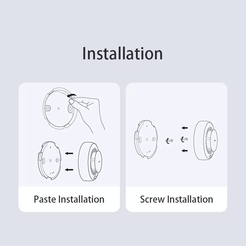 Detektor Asap Aqara Baru Zigbee Monitor Alarm Kebakaran Pintar Peringatan Suara Aplikasi Keamanan Rumah Remote Control untuk Xiaomi Mi Home Homekit