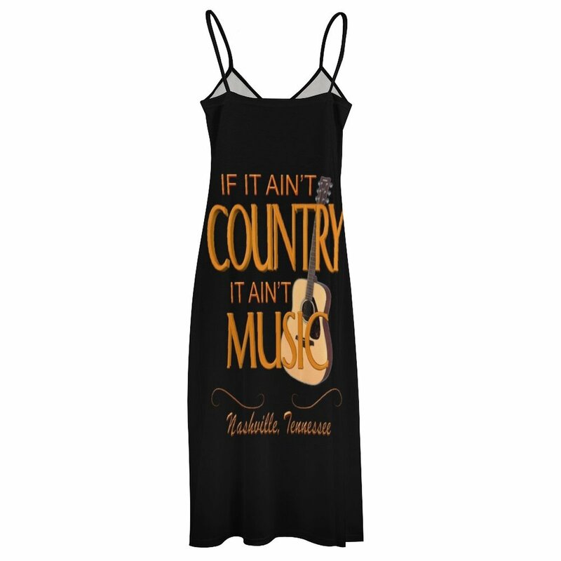 Nash ville Country Music ärmelloses Kleid Kleid Vintage Damen Sommerkleider
