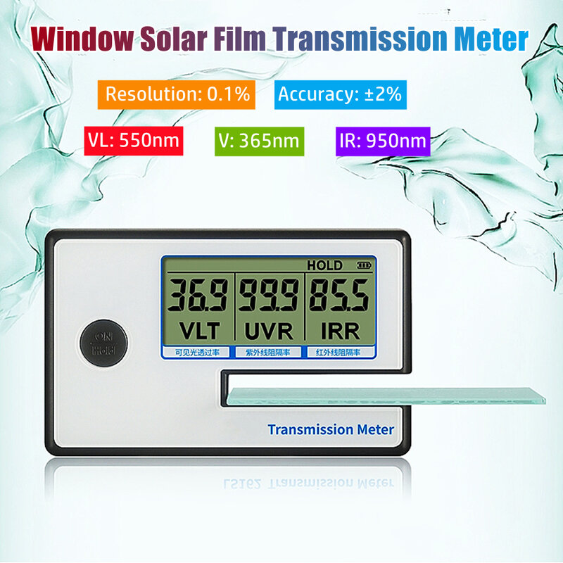 Hochpräzise ls162 ähnliche Glasfenster Tönung messer Solar film Transmission Meter vlt uv ir Ablehnung tester