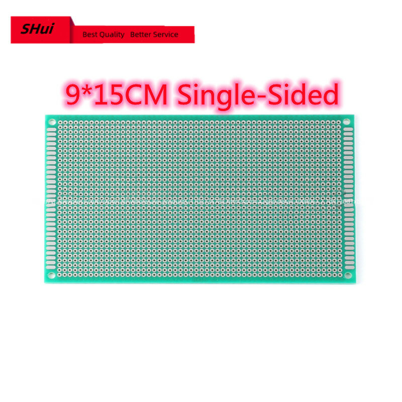 Single Sided Copper Prototype 9x15CM PCB DIY 2.54mm Universal Printed Circuit Board 9*15cm Breadboard Plate 90*150mm