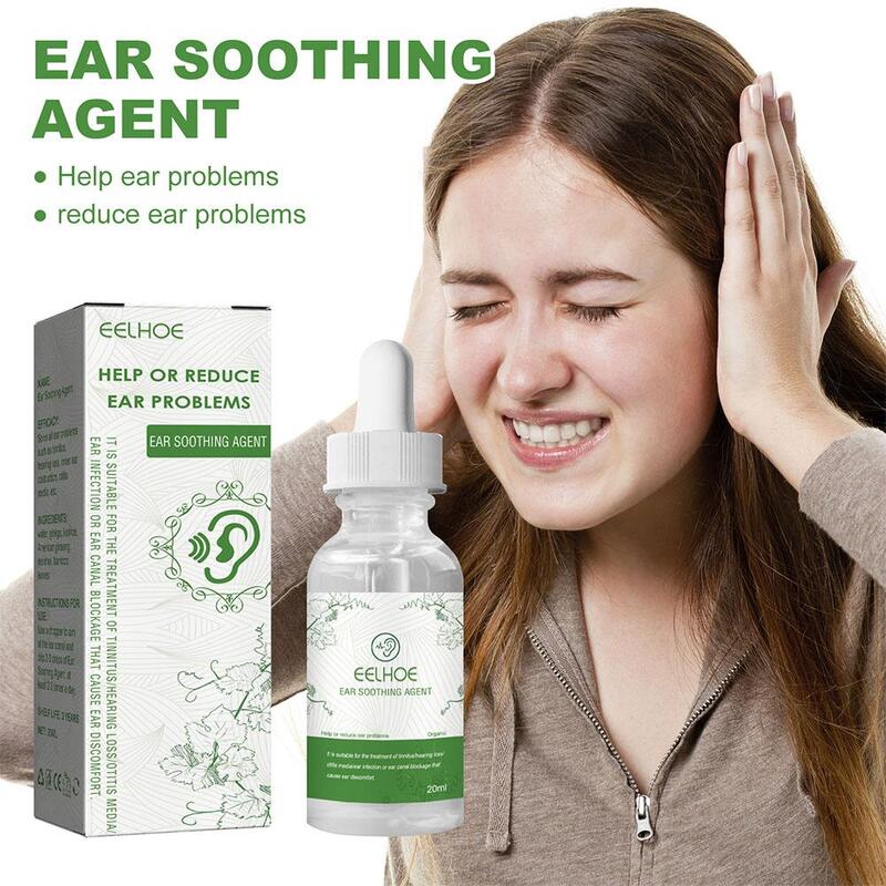 น้ำมันรักษาหู20มล. บรรเทาอาการปวดลดการอุดตันของหูยาแก้หูสูญเสียการได้ยินสมุนไพรปวดหูบรรเทา B7E4ตก