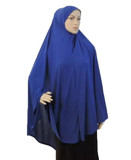 Большой хиджаб Khimar для мусульманских женщин, молитвенная одежда для Рамадана, мусульманский, арабский, турецкий головной платок