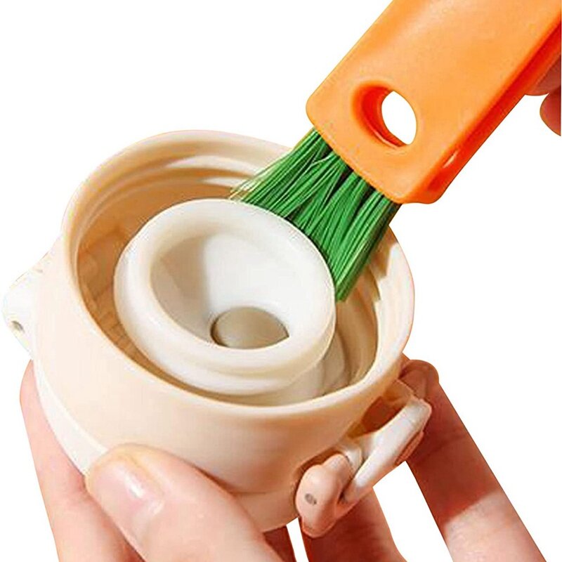 Cleaning Brush Multifunctional Mini Cleaning Tool Glass Water Bottle Thermos Cup Lid Slot Cleaner
