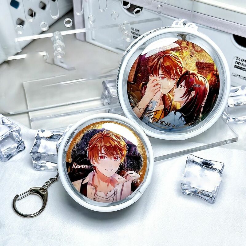 Transparent Anime Badge Storage Case New Trendy PVC Storage Display Bag Clear Outdoor Badge Protector Case Outdoor
