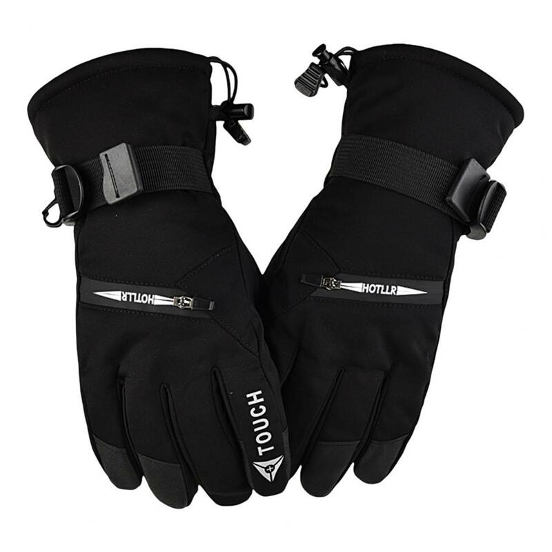 Guantes de esquí para hombre, manoplas gruesas de camuflaje para pantalla táctil, resistentes al frío, accesorios deportivos de invierno, 1 par