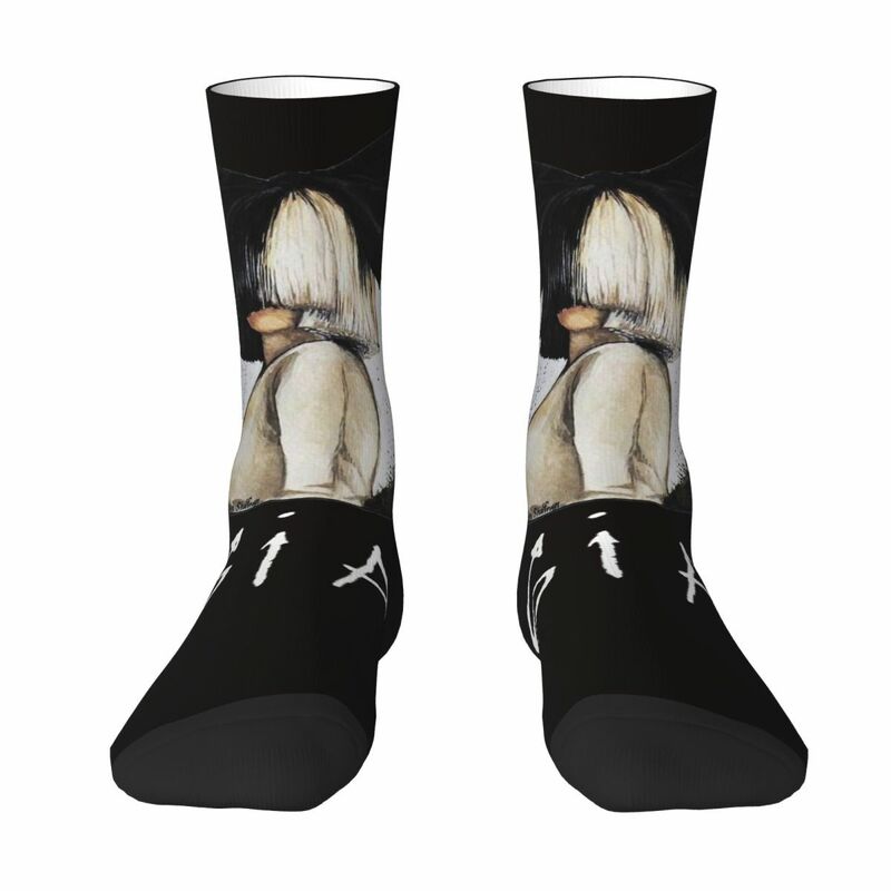 Уютные носки унисекс без бренда с узором, теплые счастливые носки, сумасшедшие носки в уличном стиле