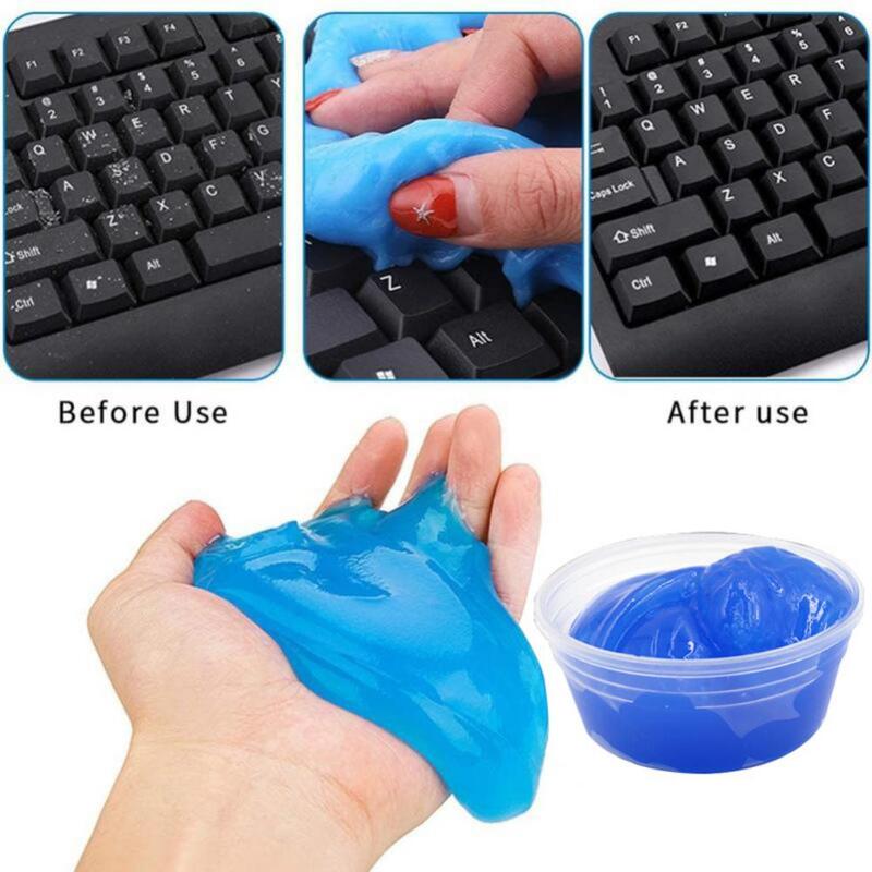 Colle de nettoyage cristal pour clavier d'ordinateur portable, nettoyage de la boue et de la poussière, 60ml