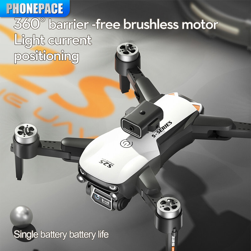 Profissional Brushless Fotografia Aérea Drone, Evitar Obstáculos, Quadcopter Dobrável, HD Dual Camera, 25min Voar, 4K, 8K, S2S