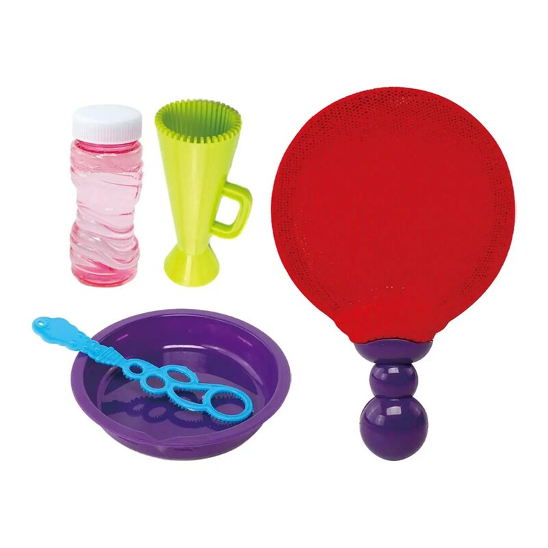 Tennis de table pour activités de terrain de jeu, lancer et attraper des bulles, pelouse